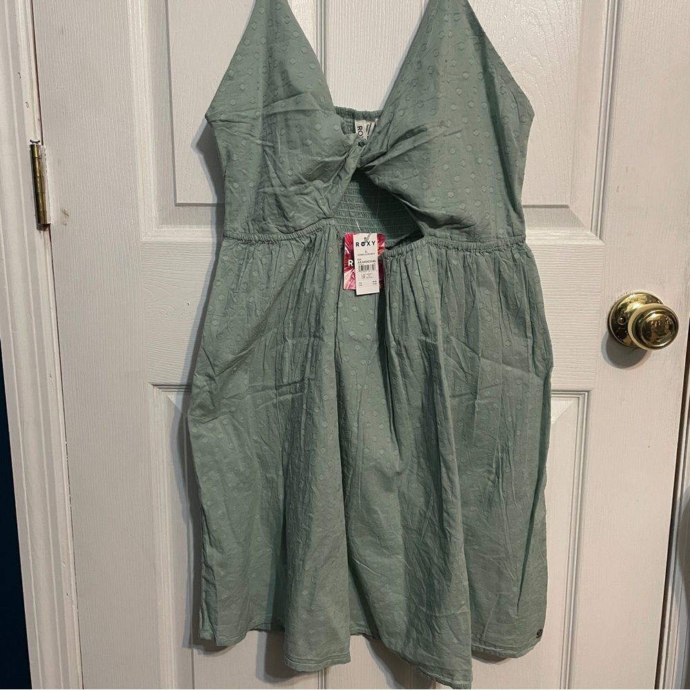 Roxy Evening Glow Strappy Mini Dress NWT - Picture 4 of 4